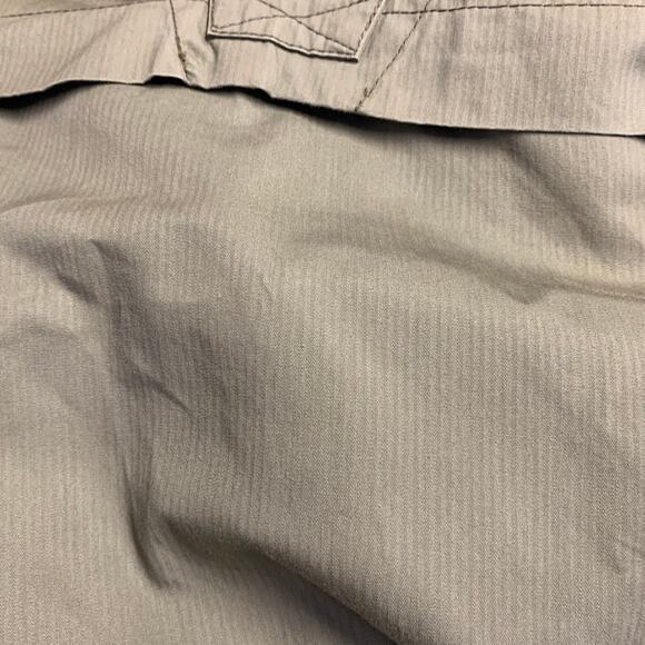 JUNYA WATANABE Size M Olive Green Cotton Herringbone Poncho Coat - Picture 6 of 10